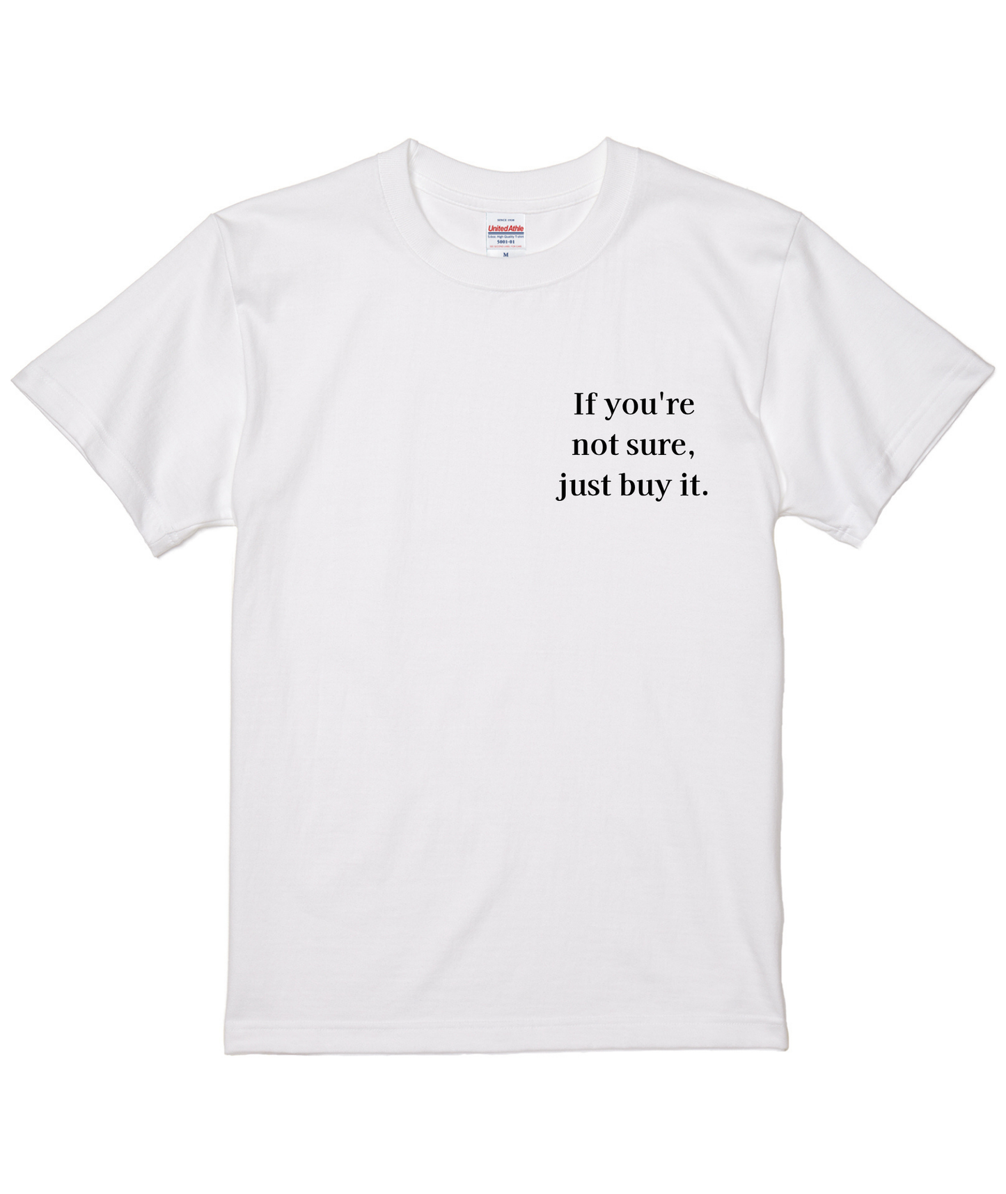【受注販売】迷ったら、買っちゃいな　Tシャツ